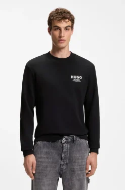 Sweatshirt aus Baumwoll-French-Terry mit markantem Logo-Print