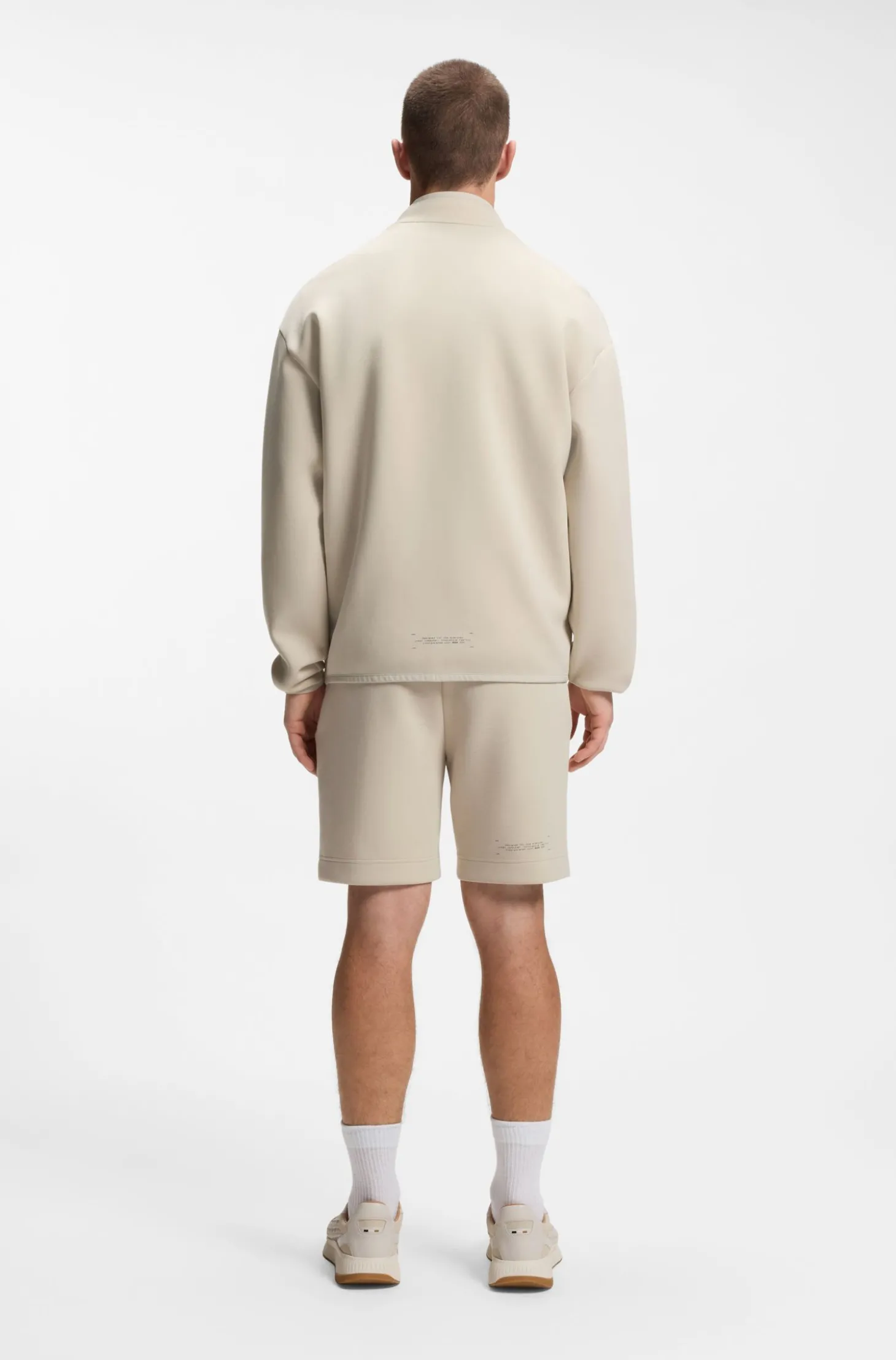 Sweatshirt aus Baumwoll-Mix mit reflektierender Grafik