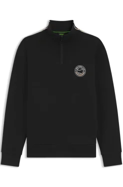 Sweatshirt aus Baumwoll-Mix mit Tennis-Artwork