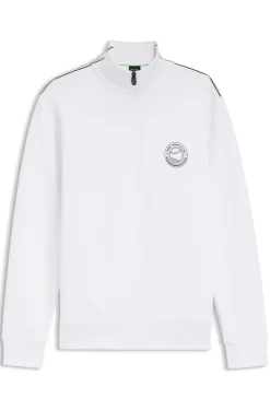 Sweatshirt aus Baumwoll-Mix mit Tennis-Artwork