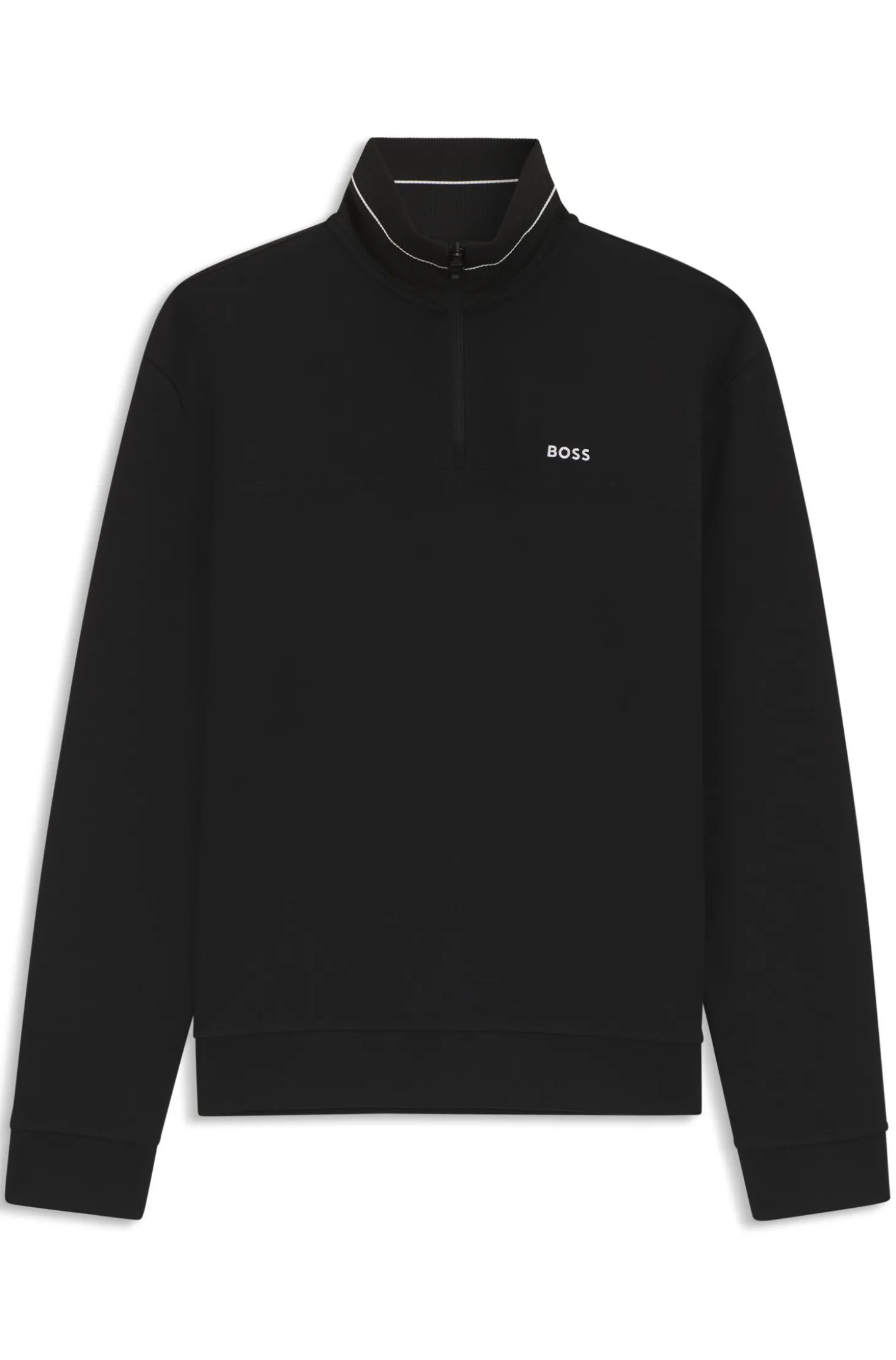 Sweatshirt aus Baumwoll-Mix mit Logo-Stickerei