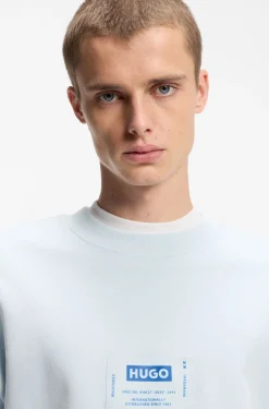Sweatshirt aus Baumwoll-Mix mit Logo-Label