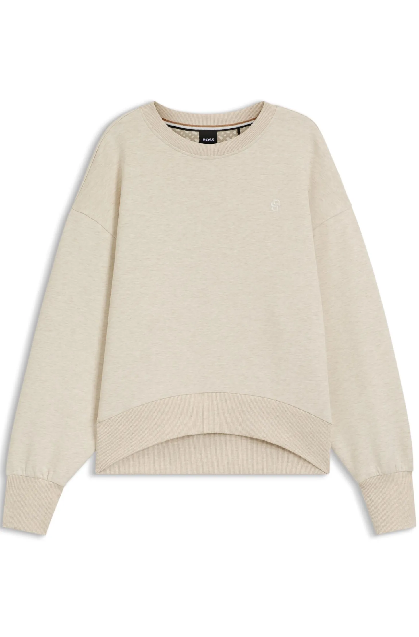 Sweatshirt aus Baumwoll-Mix mit Double-B-Monogramm