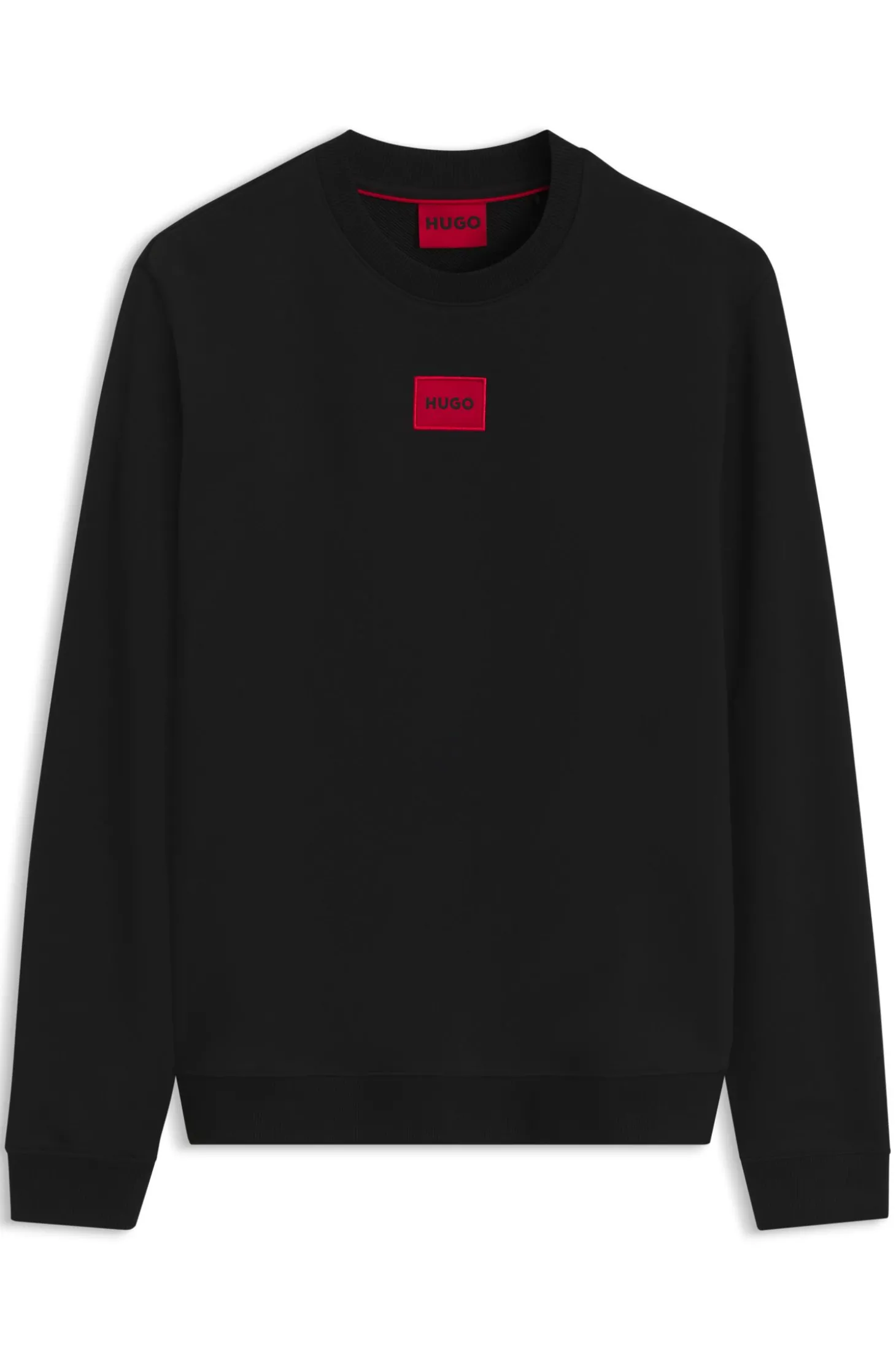 Sweatshirt aus Baumwoll-Terry mit Logo-Label