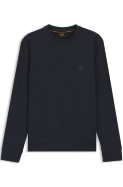 Sweatshirt aus Baumwoll-Terry mit Logo-Patch