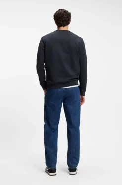 Sweatshirt aus Baumwoll-Terry mit Logo-Patch