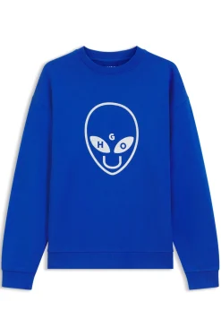 Sweatshirt aus Baumwoll-Terry mit Logo-Artwork