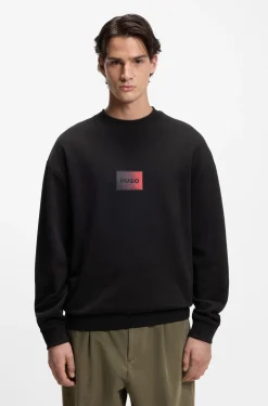Sweatshirt aus Baumwoll-Terry mit Gradient-Logo