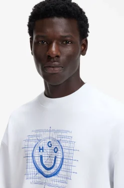 Sweatshirt aus Baumwoll-Terry mit Logo-Artwork