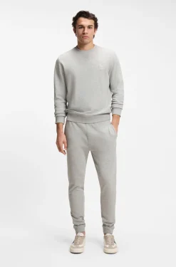 Sweatshirt aus Baumwoll-Terry mit Logo-Patch