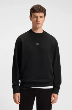 Sweatshirt aus Baumwoll-Terry mit Logo-Print