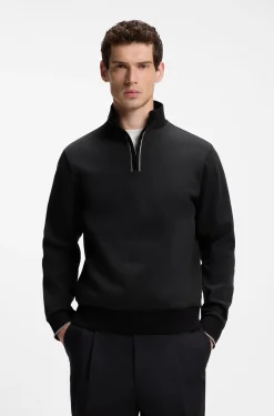 Sweatshirt mit Trichterkragen aus Baumwolle