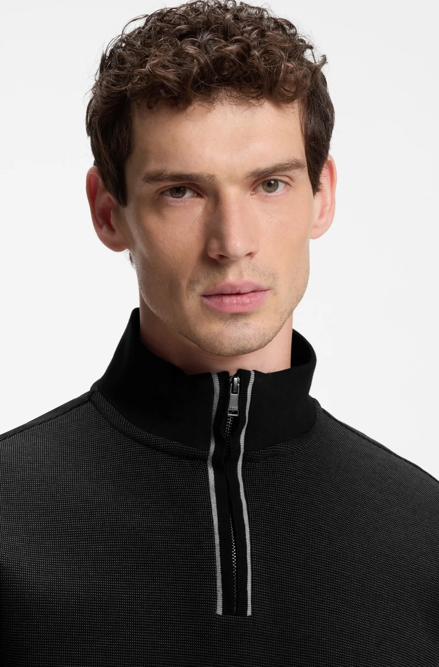 Sweatshirt mit Trichterkragen aus Baumwolle