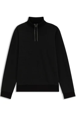 Sweatshirt mit Trichterkragen aus Baumwolle