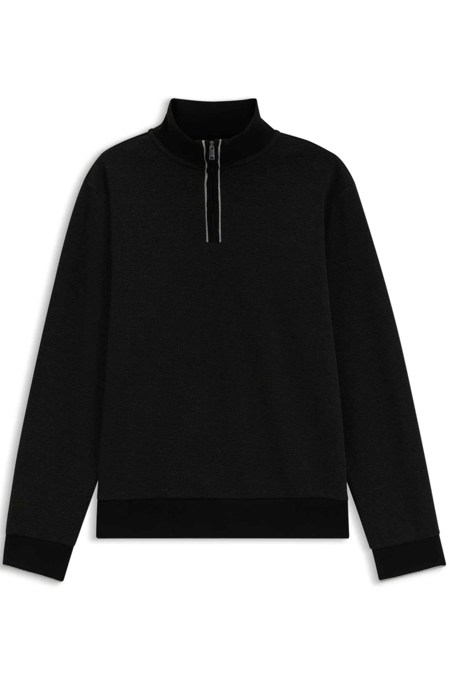 Sweatshirt mit Trichterkragen aus Baumwolle