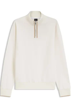 Sweatshirt mit Trichterkragen aus Baumwolle