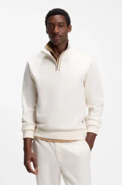 Sweatshirt mit Trichterkragen aus Baumwolle