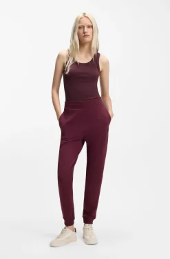 Tanktop aus Baumwoll-Mix mit Stack-Logo-Stickerei