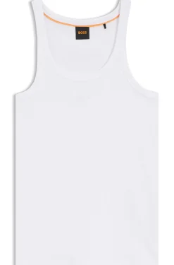 Tanktop aus Stretch-Baumwolle mit Racerback