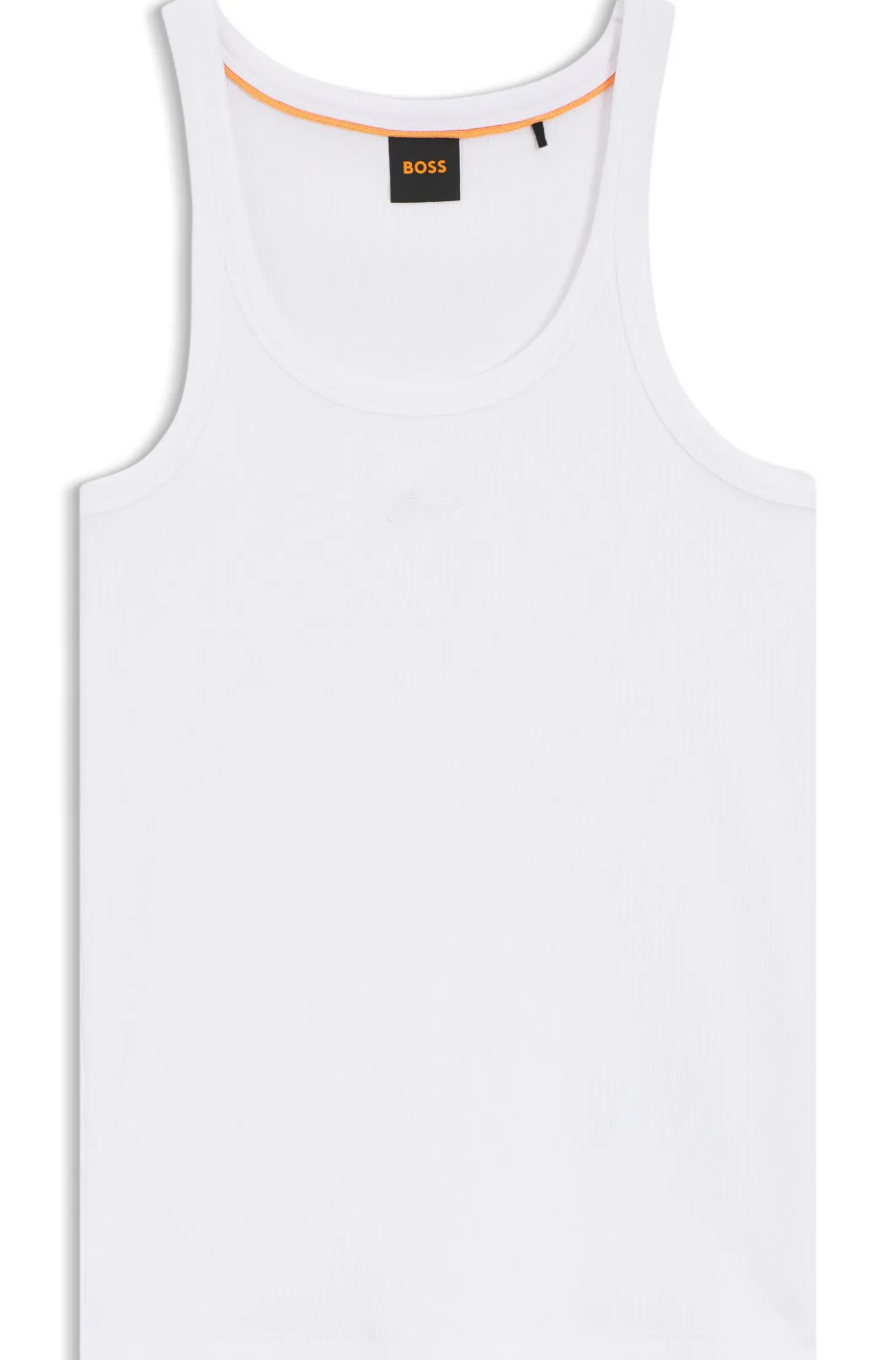 Tanktop aus Stretch-Baumwolle mit Racerback