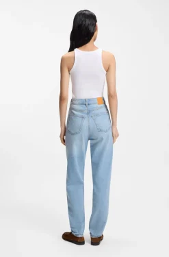 Tanktop aus Stretch-Baumwolle mit Racerback