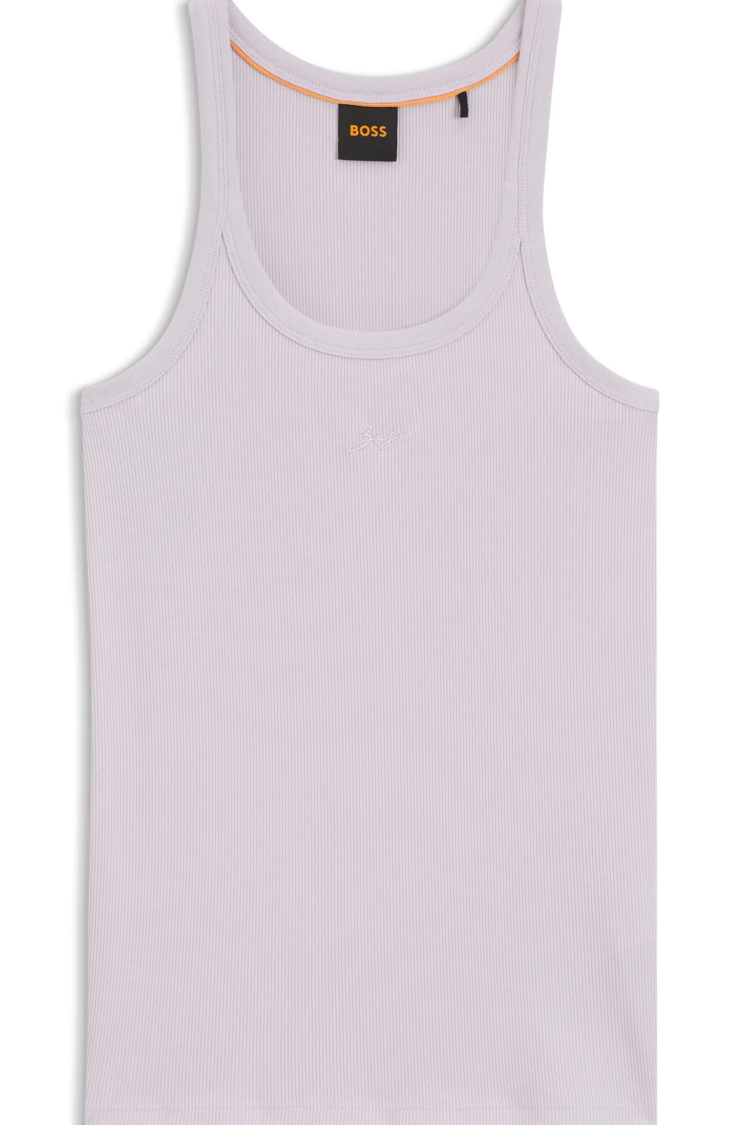Tanktop aus Stretch-Baumwolle mit Racerback