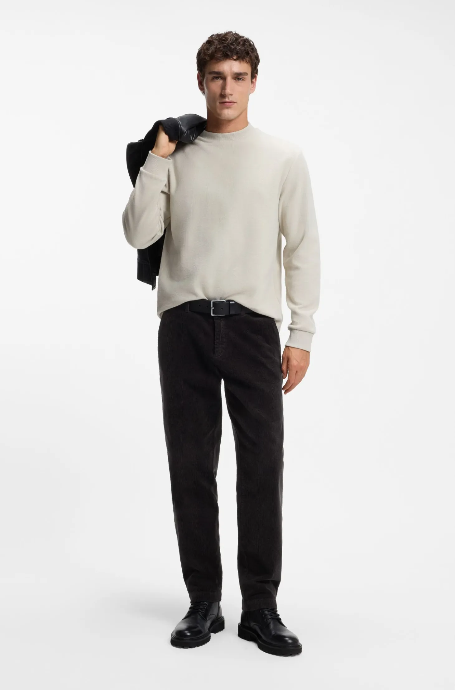 Tapered-Fit Cordhose aus Stretch-Baumwolle