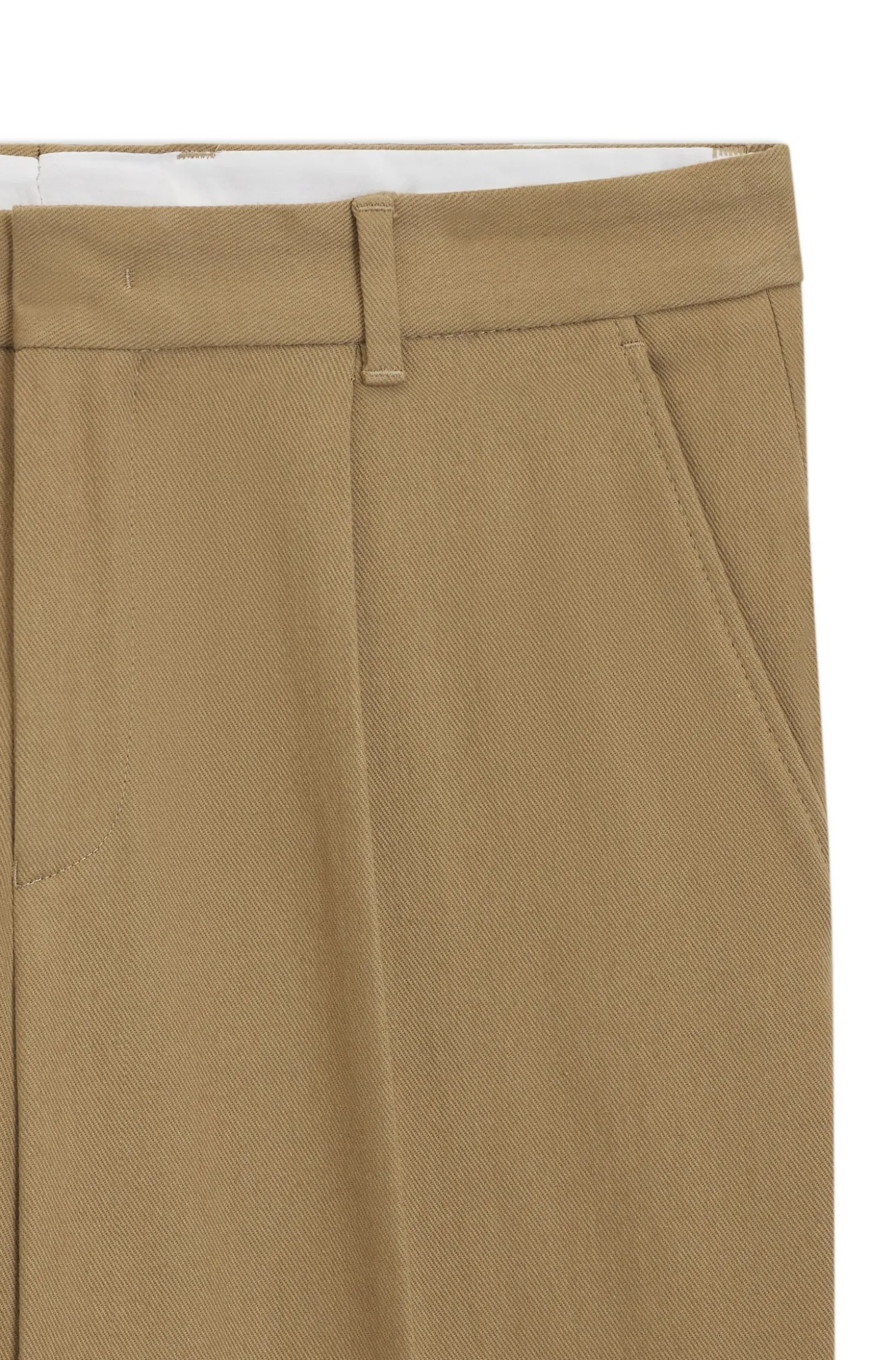 Tapered-Fit Hose aus elastischem Baumwoll-Twill