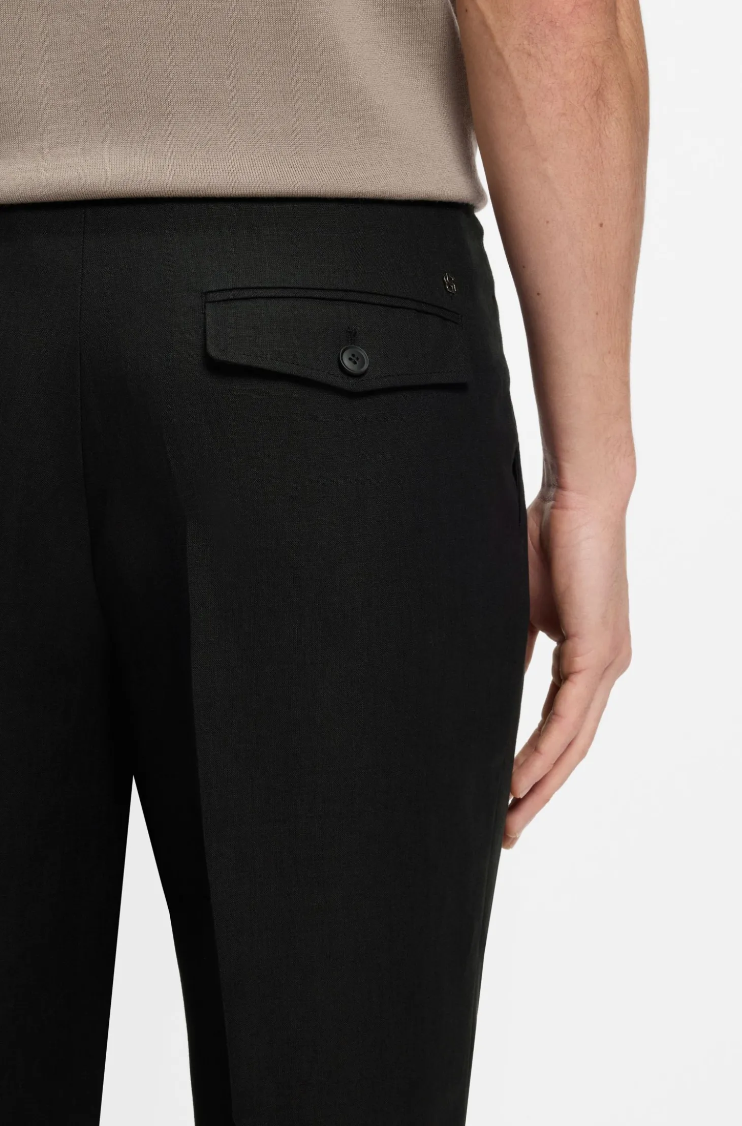 Tapered-Fit Hose aus Leinen