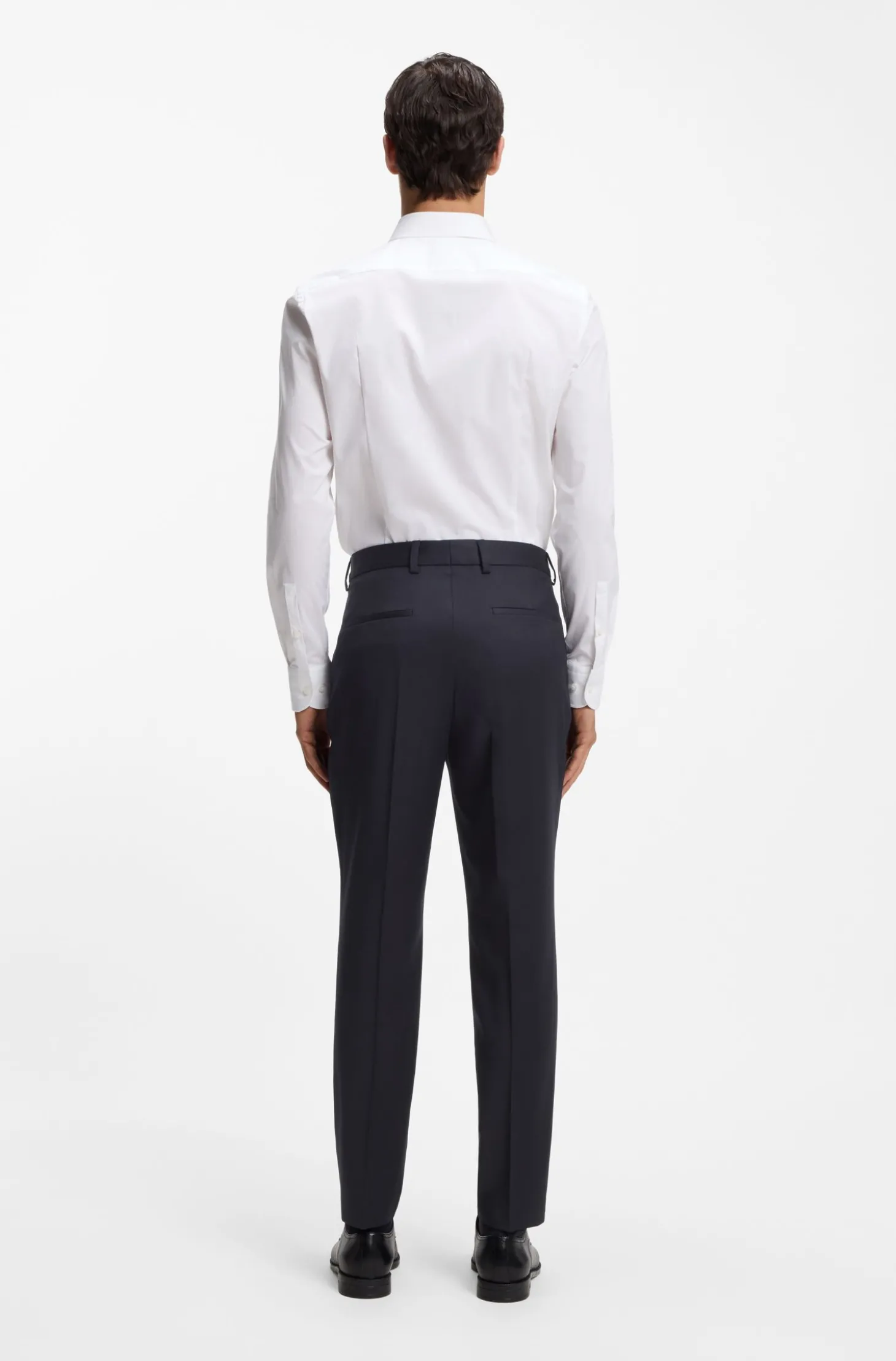 Tapered-Fit Hose aus Schurwoll-Serge
