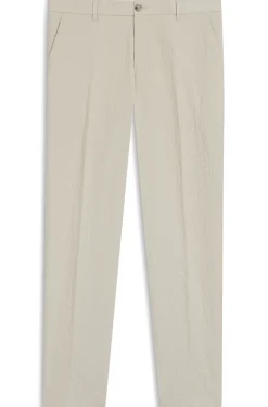 Tapered-Fit Hose aus Stretch-Baumwolle mit Seersucker-Struktur