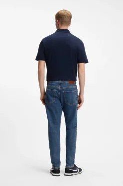Tapered-Fit Jeans aus bequemem Stretch-Denim