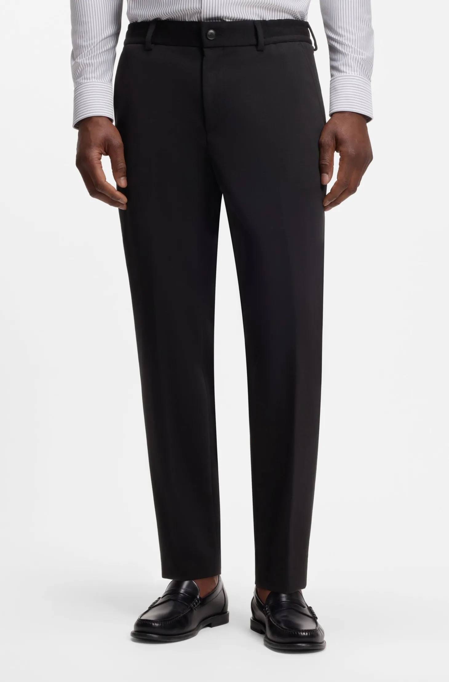 Tapered-Fit Jersey-Hose aus Baumwoll-Mix