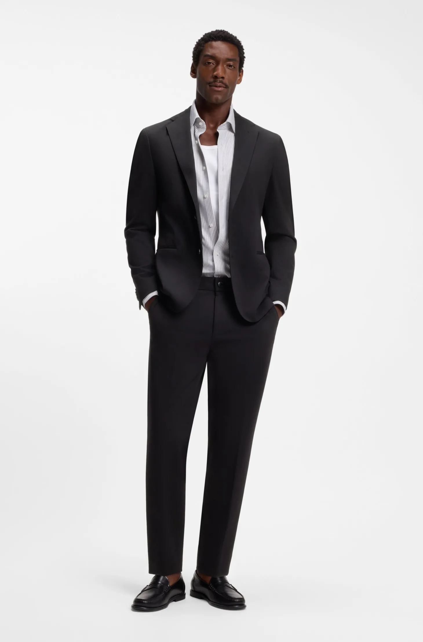 Tapered-Fit Jersey-Hose aus Baumwoll-Mix