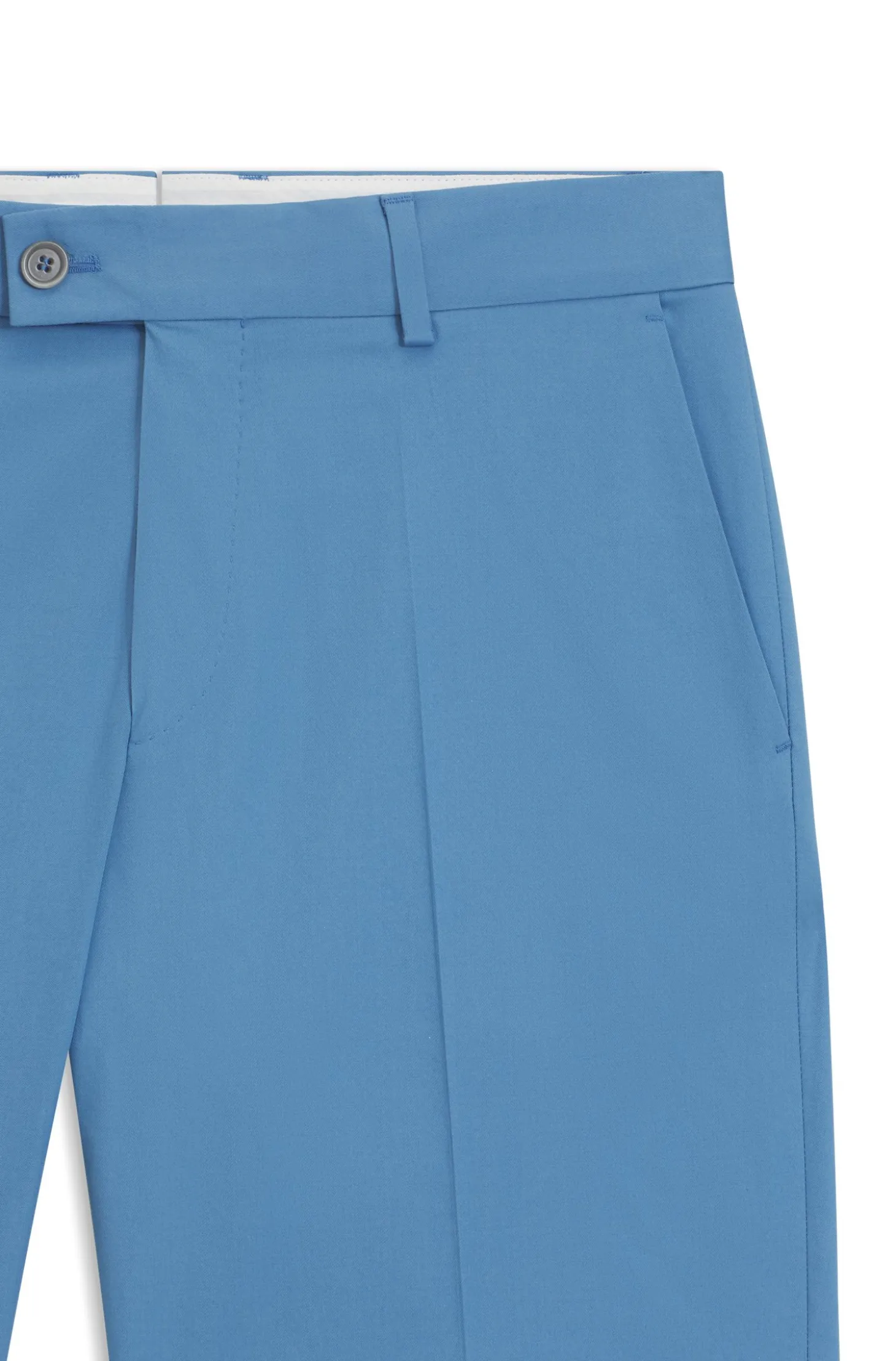 Tapered-Fit Shorts aus Baumwoll-Mix mit Seiden- und Elasthan-Anteil
