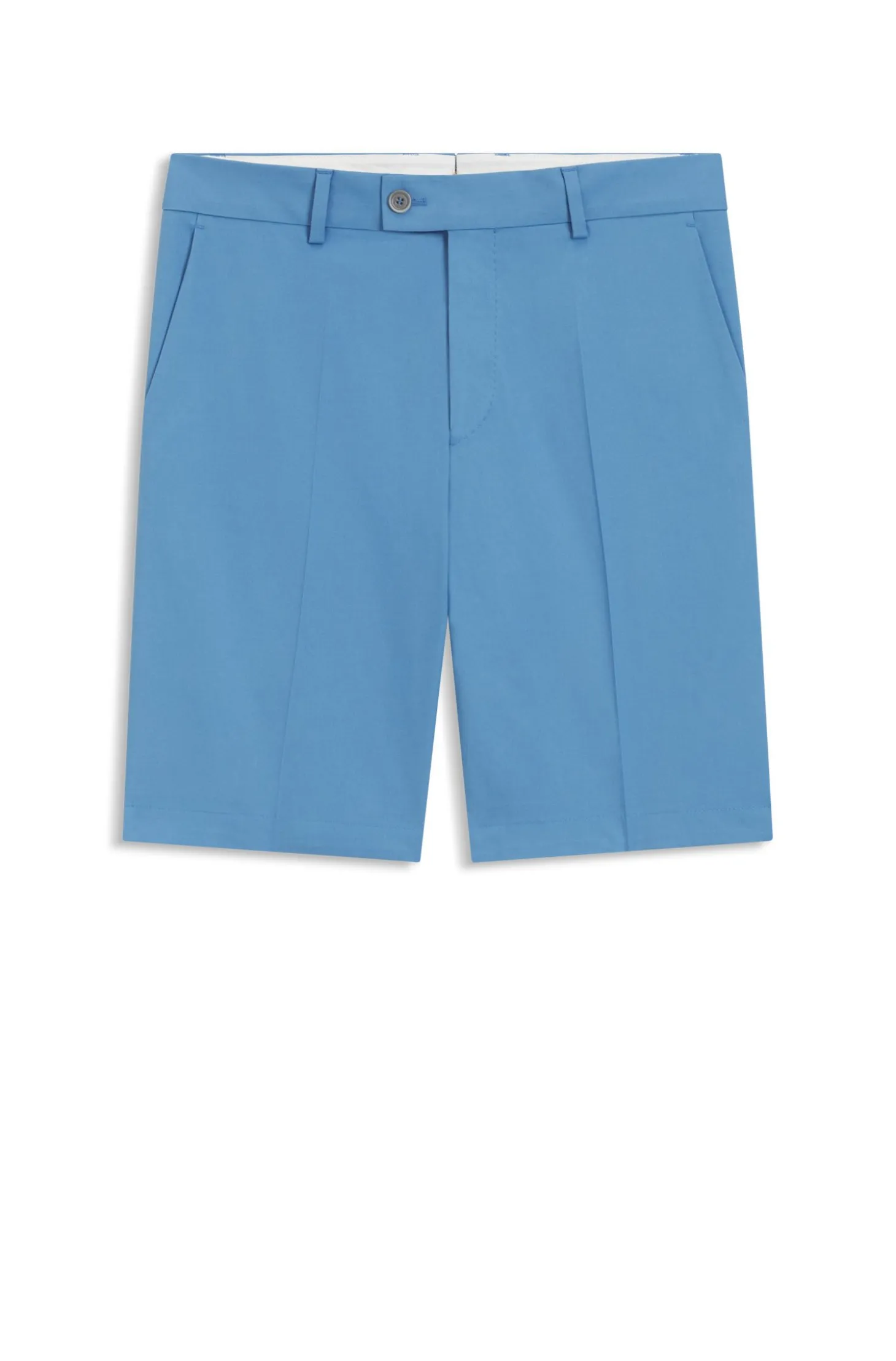 Tapered-Fit Shorts aus Baumwoll-Mix mit Seiden- und Elasthan-Anteil
