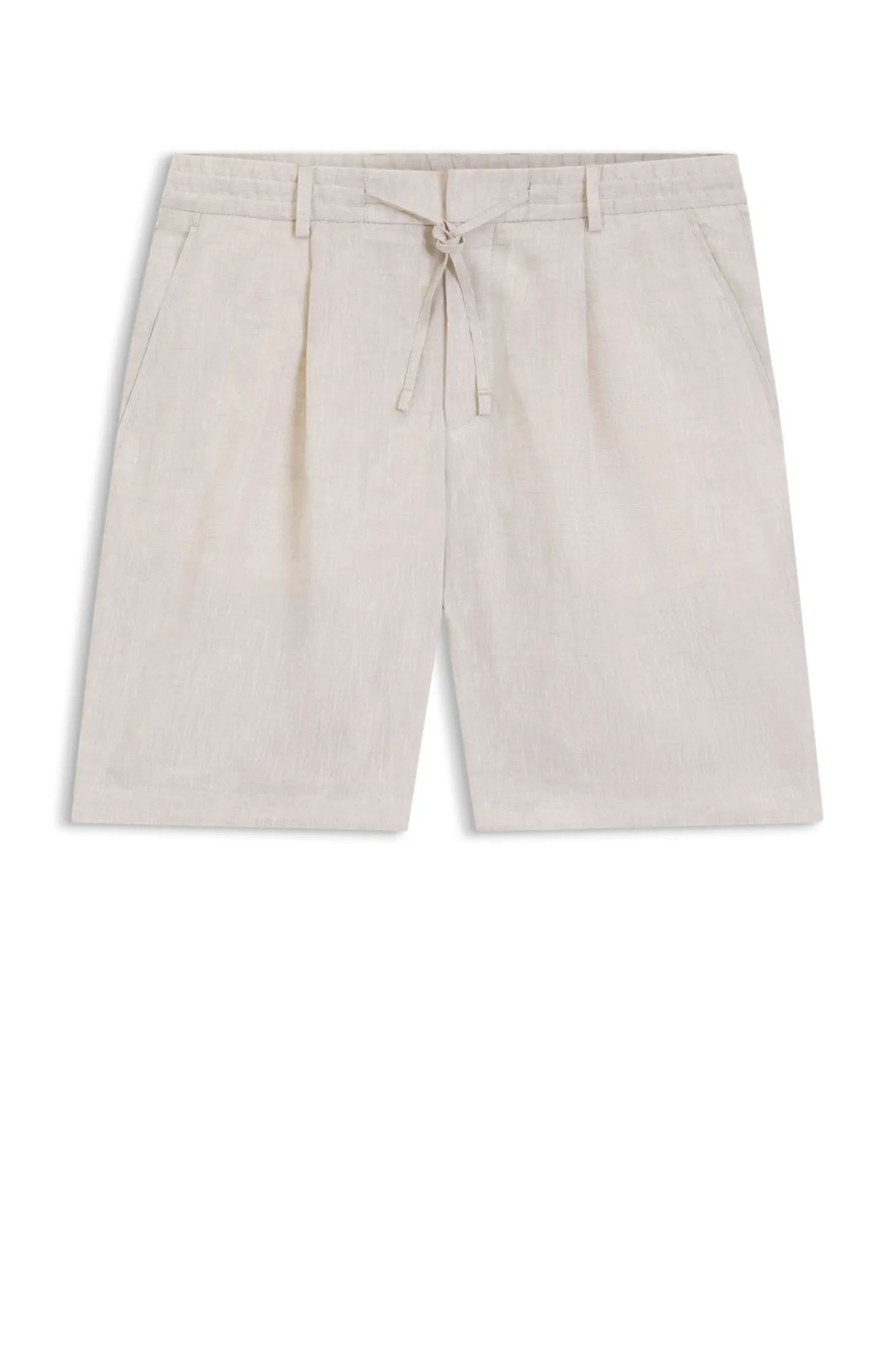 Tapered-Fit Shorts aus Leinen