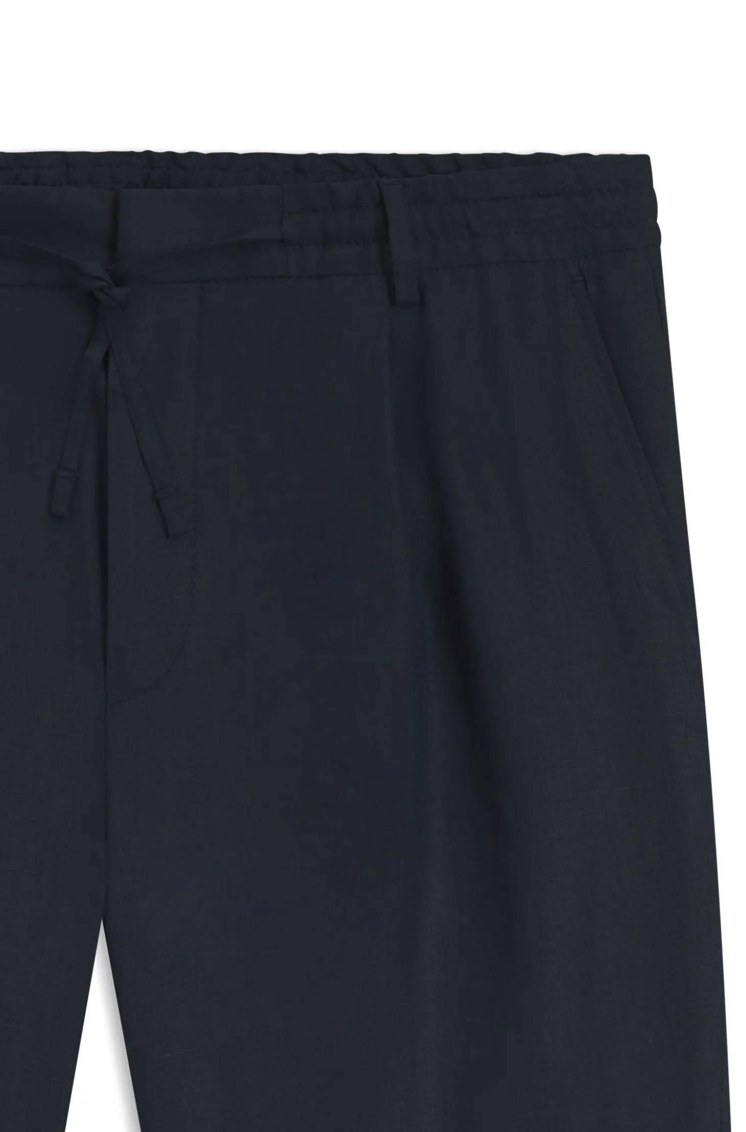 Tapered-Fit Shorts aus Leinen