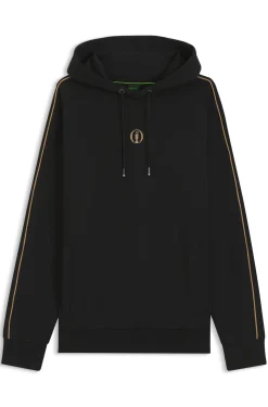The Open Hoodie aus Baumwoll-Mix mit grafischem Print auf der Rückseite