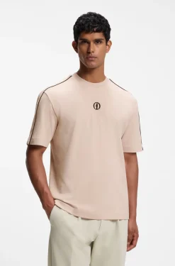 The Open T-Shirt aus Baumwolle mit grafischem Golf-Motiv