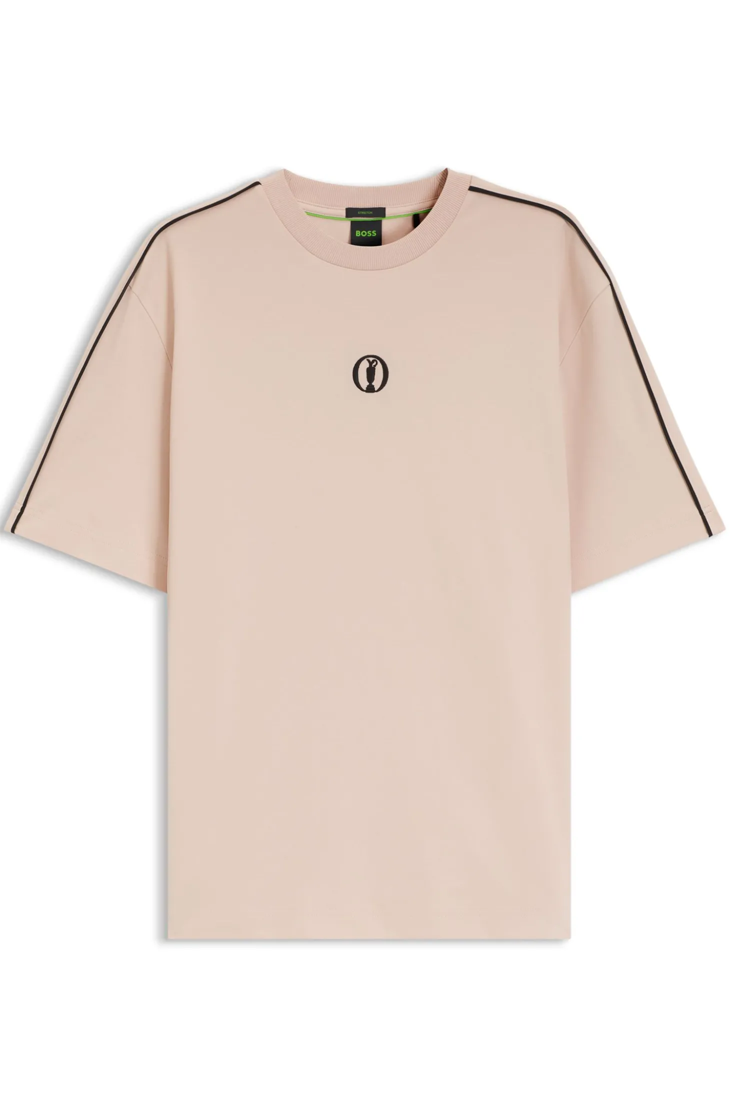 The Open T-Shirt aus Baumwolle mit grafischem Golf-Motiv