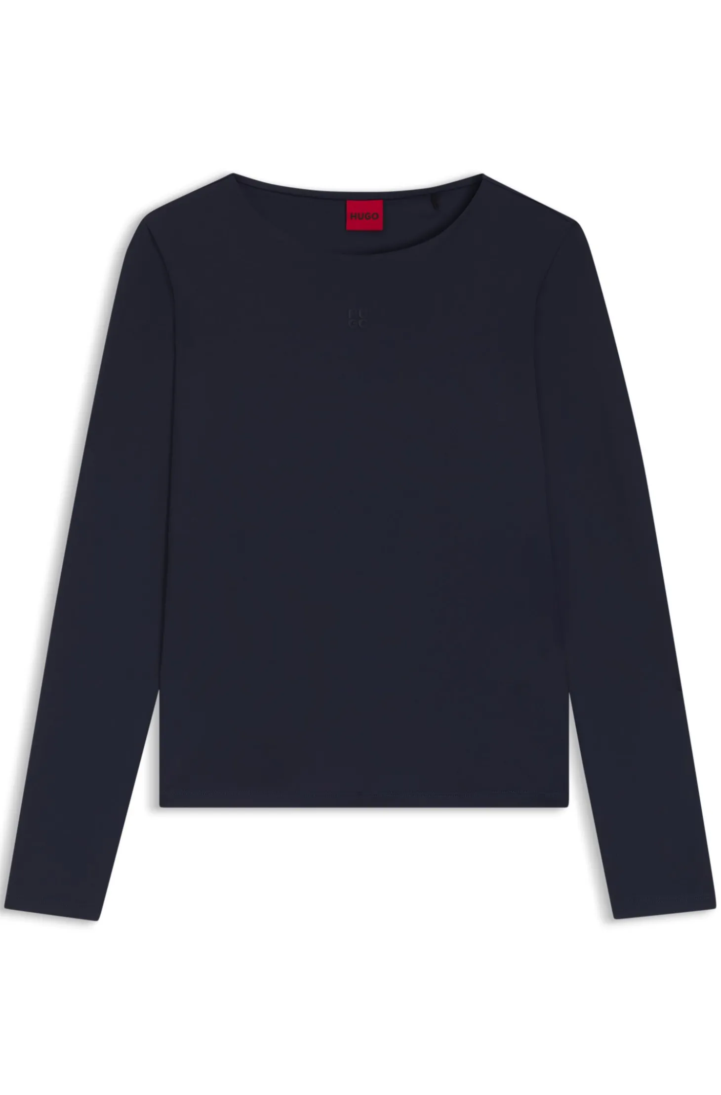 Top aus Stretch-Jersey mit Stack-Logo-Print