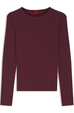 Top aus Stretch-Jersey mit Stack-Logo-Print