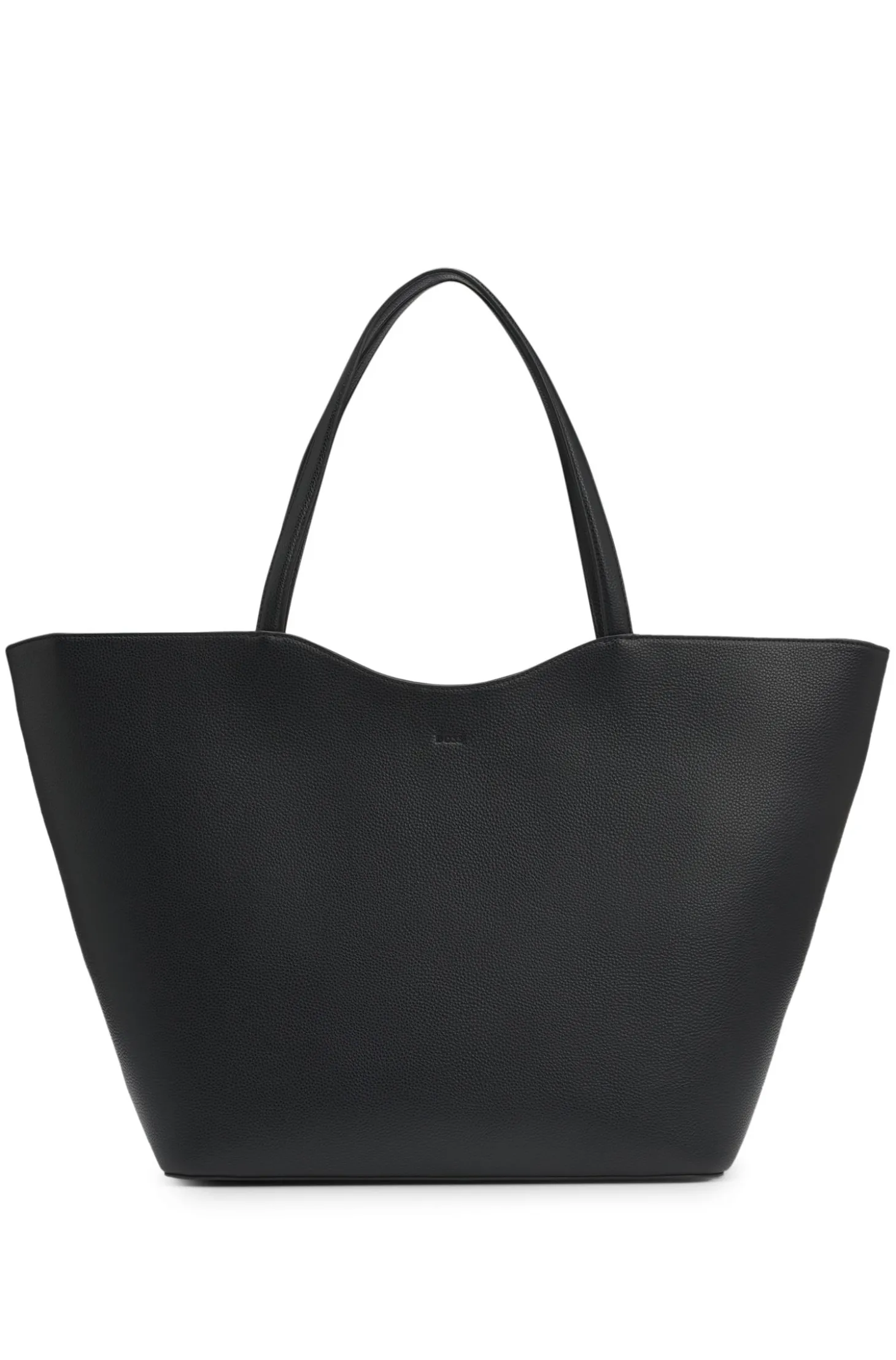Tote Bag aus genarbtem Leder mit Double-B-Monogramm