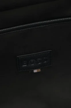 Tote Bag aus genarbtem Leder mit Double-B-Monogramm