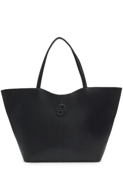 Tote Bag aus genarbtem Leder mit Double-B-Monogramm