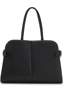 Tote Bag aus Kunstleder mit Logo-Prägung