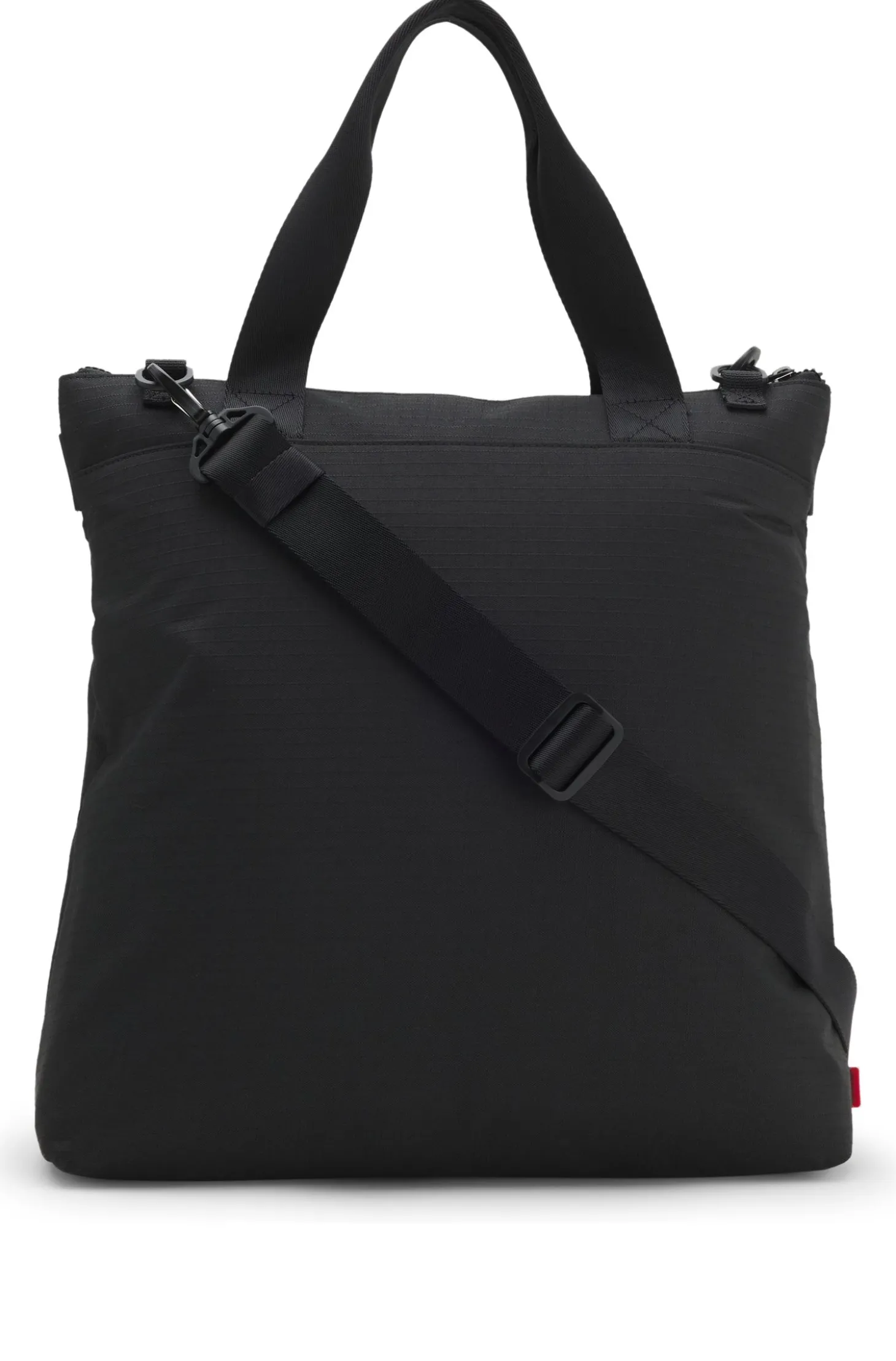 Tote Bag aus Ripstop mit Logo-Schriftzug