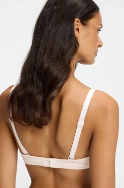 Triangel-BH aus Stretch-Jersey mit Logo-Riemchen