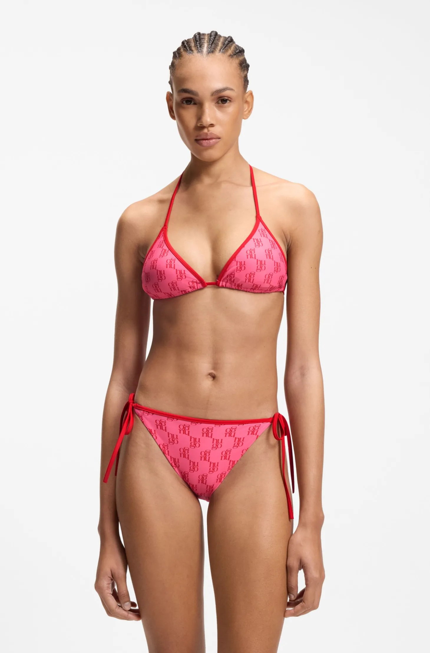 Triangel-Bikinitop mit Stack-Logos